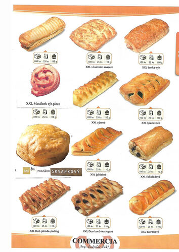 Katalog zmrazených pekařských polotovarů Commercia – strana 10